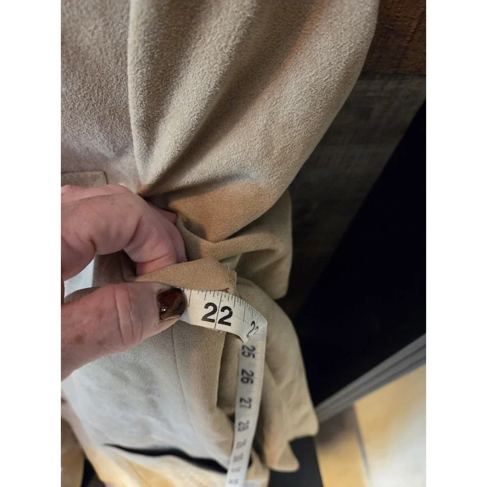 Princeton 1970 Suede Camel Suit Jacket, Vintage Tailored, Disco Era, Hong Kong